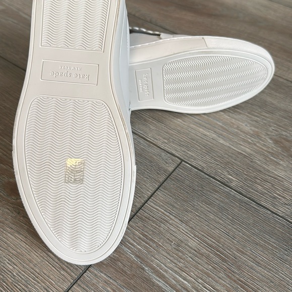 NWOT Kate Spade sneakers slip on size 6.5 white - Picture 7 of 7